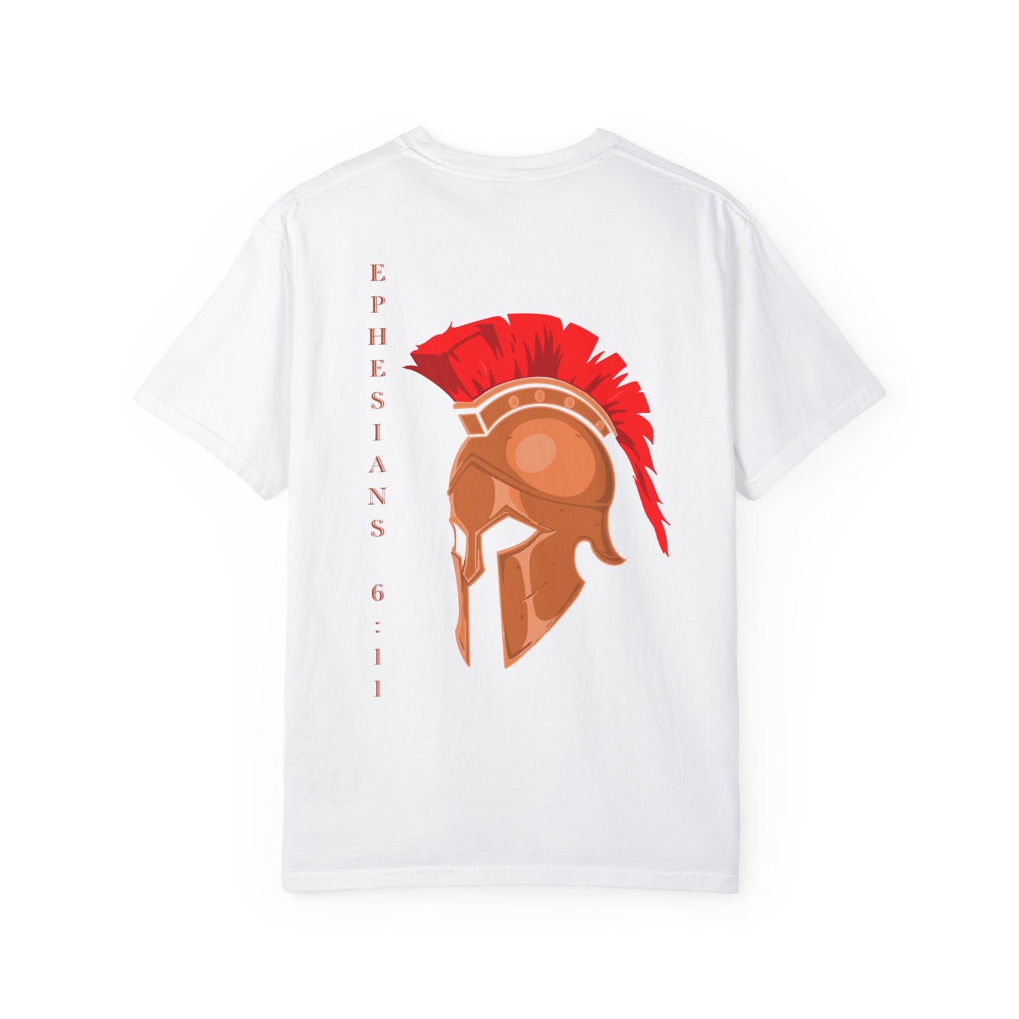 Inspirational Unisex Garment-Dyed T-Shirt - Ephesians 6:11 Design