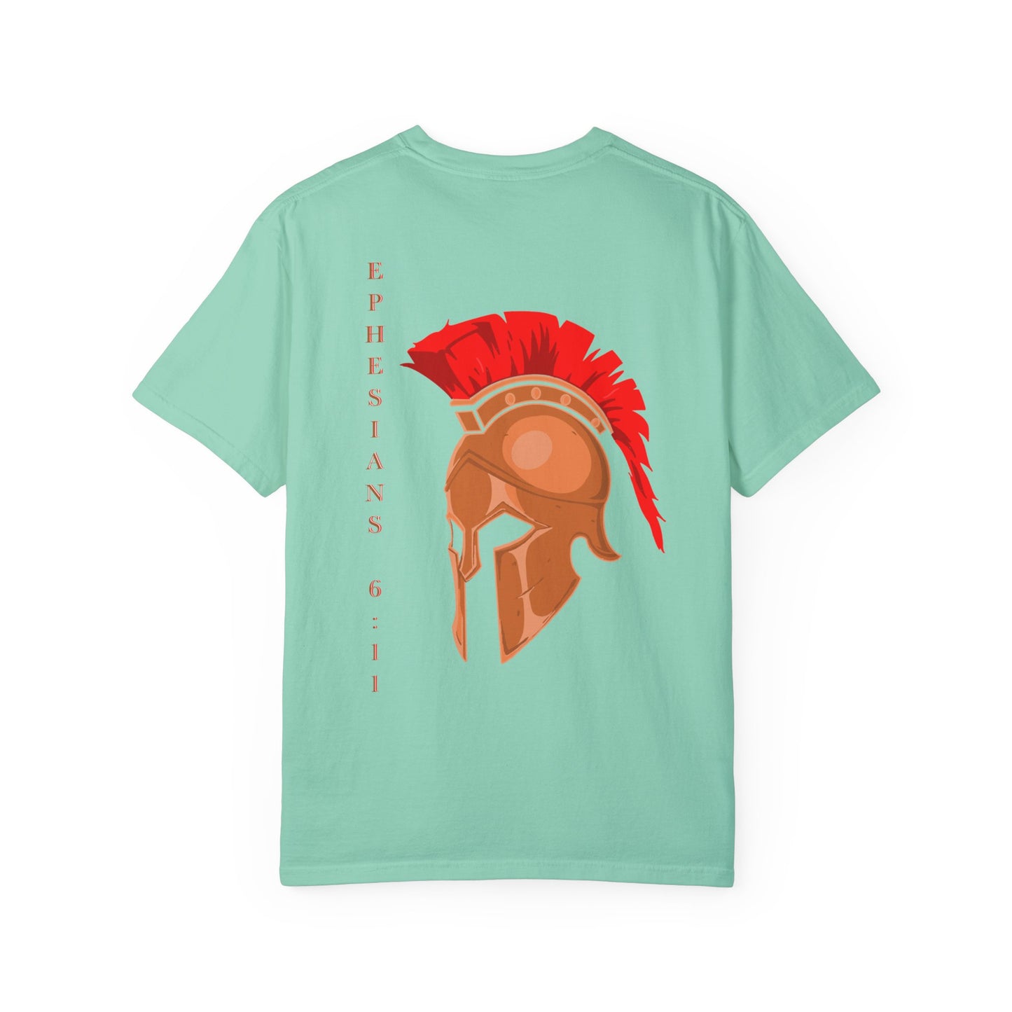 Inspirational Unisex Garment-Dyed T-Shirt - Ephesians 6:11 Design