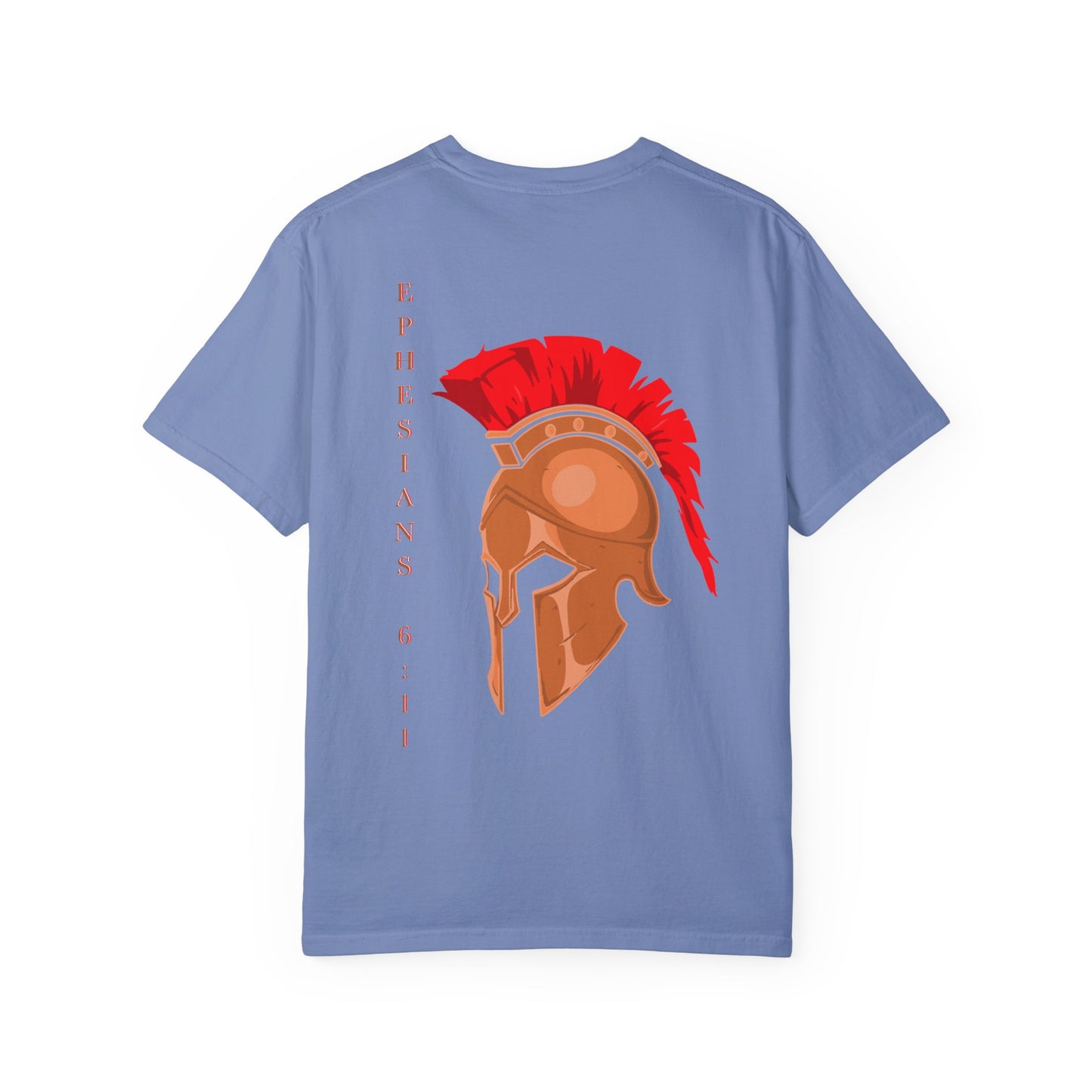 Inspirational Unisex Garment-Dyed T-Shirt - Ephesians 6:11 Design