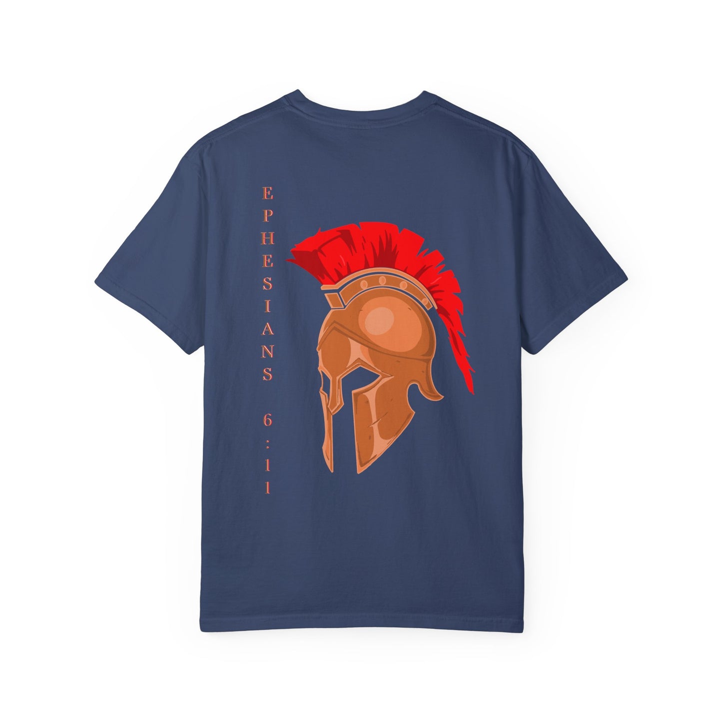 Inspirational Unisex Garment-Dyed T-Shirt - Ephesians 6:11 Design
