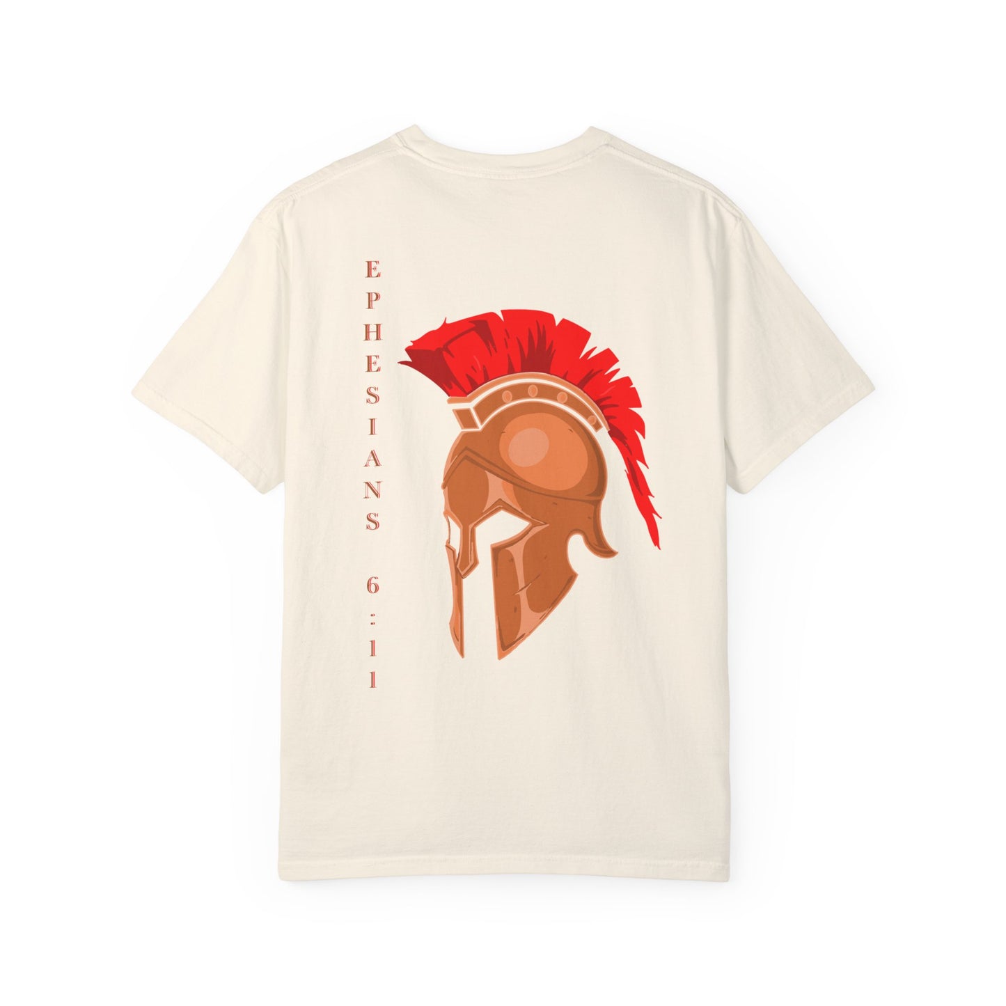 Inspirational Unisex Garment-Dyed T-Shirt - Ephesians 6:11 Design
