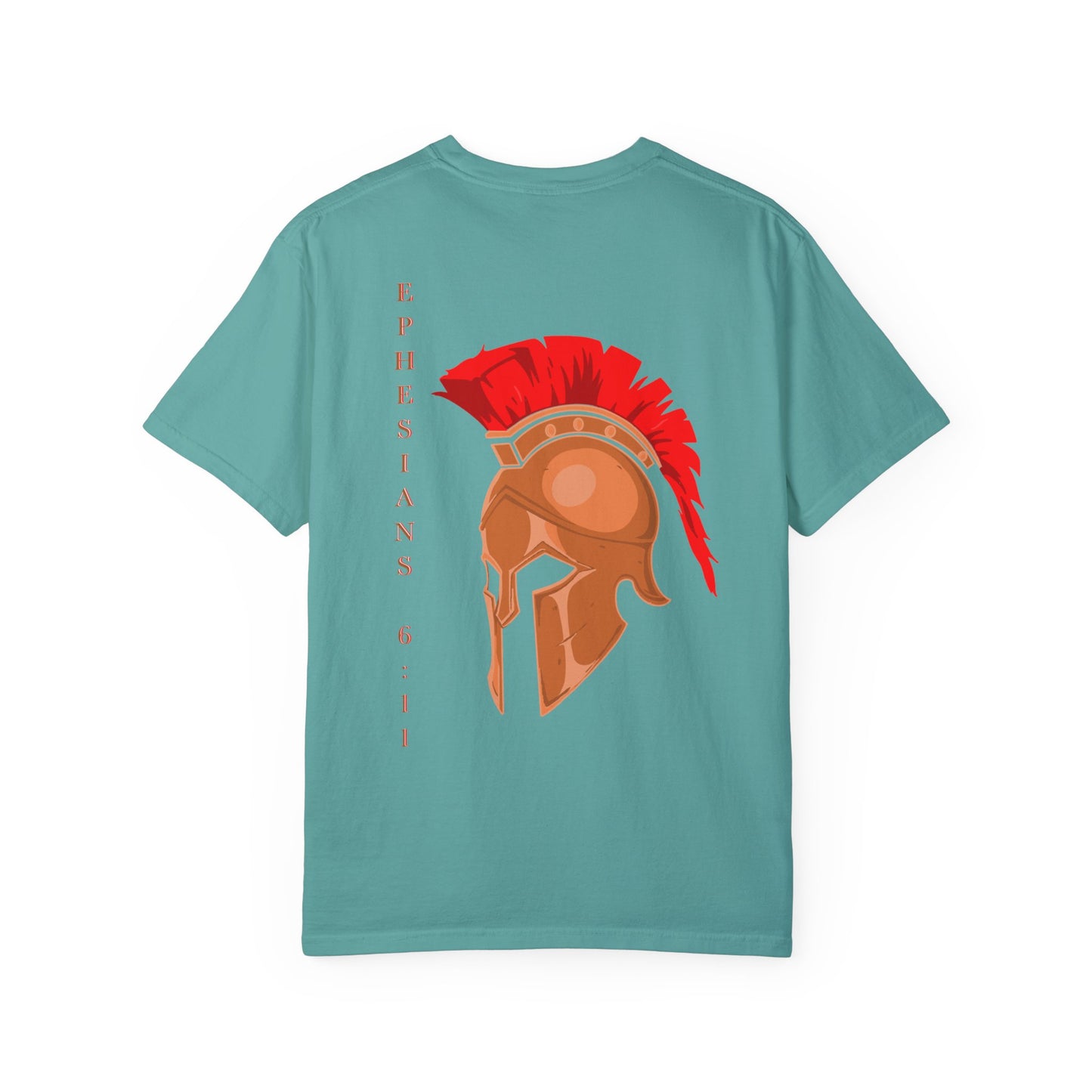Inspirational Unisex Garment-Dyed T-Shirt - Ephesians 6:11 Design