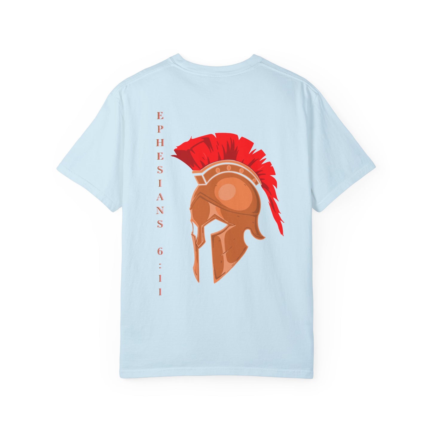 Inspirational Unisex Garment-Dyed T-Shirt - Ephesians 6:11 Design